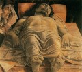 El Cristo muerto pintor Andrea Mantegna
